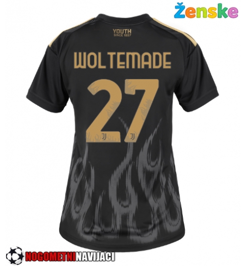 Ženske Nogometnih dresov Juventus Nick Woltemade #27 Tretji 2026-27 Kratki rokavi Ženske Nogometnih dresov Juventus Nick Woltemade #27 Tretji 2026-27 Kratki rokavi